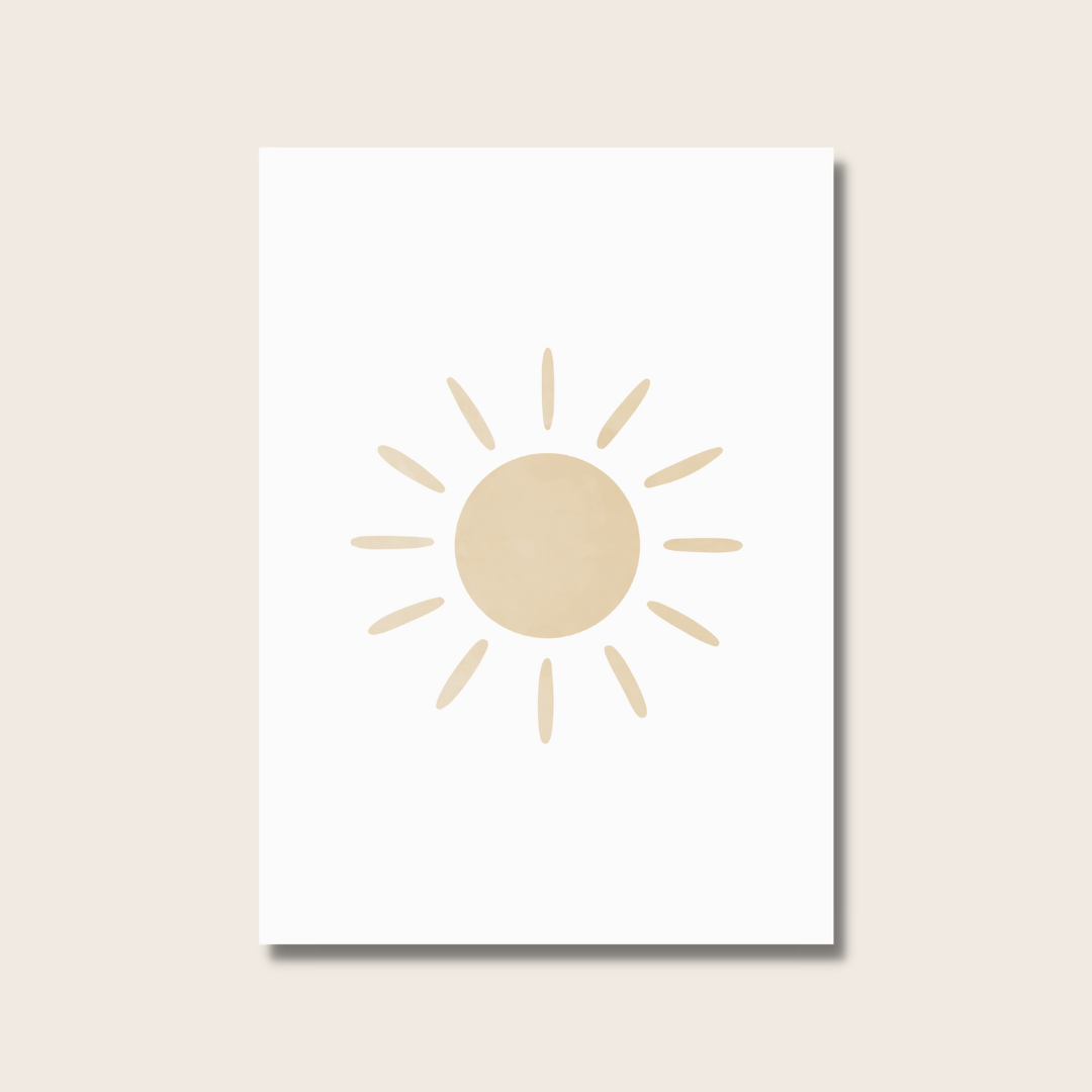 Ansichtkaart - Zonnetje