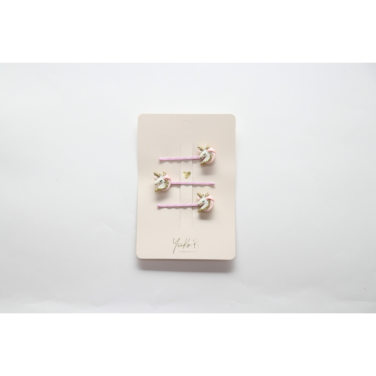 Pasadores para el pelo - Unicorn Trio - Rosa