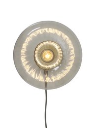 Wandlamp Brussel, goud/transp.