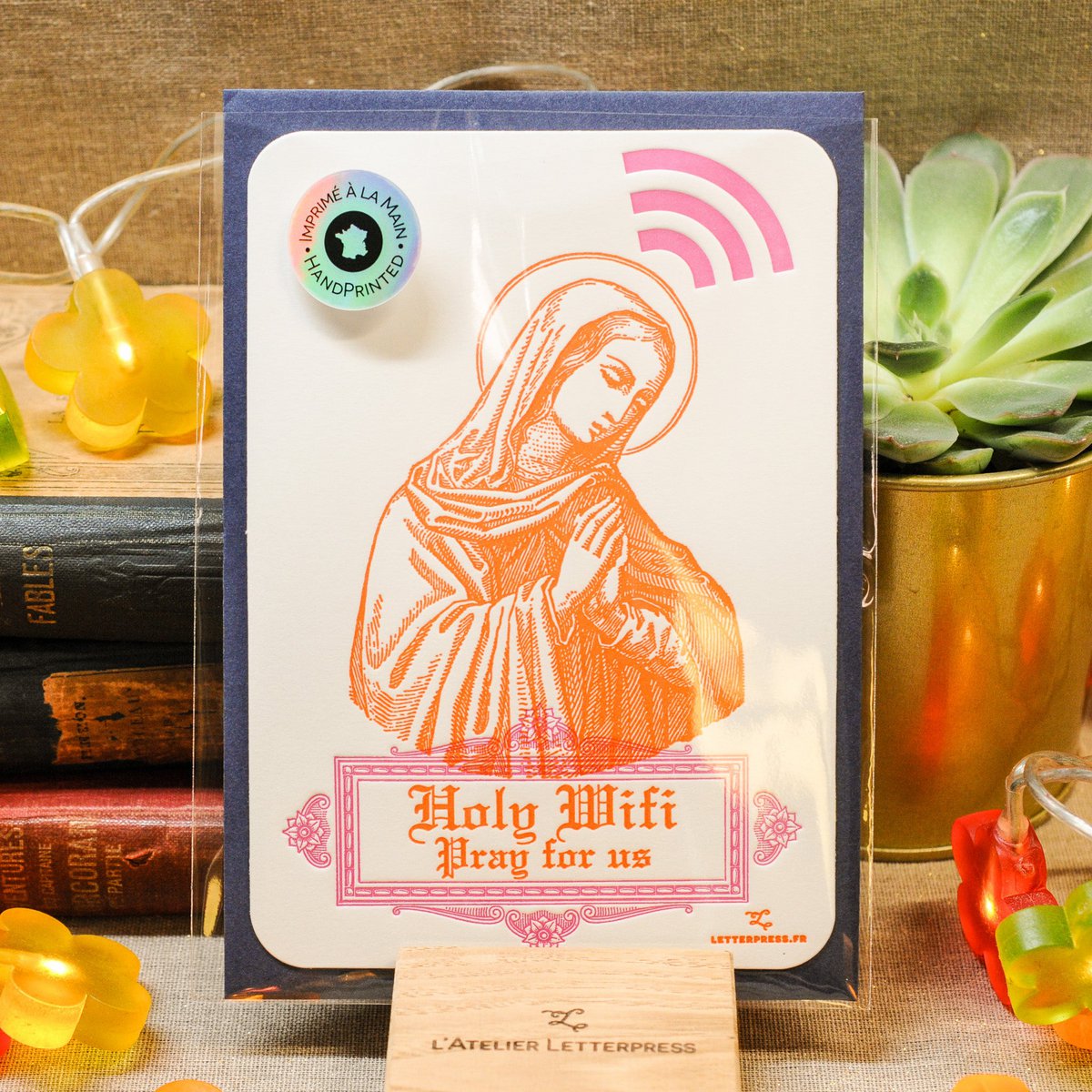 Karta typograficzna Holy Wifi (z kopertą)