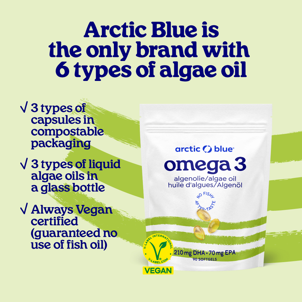 Algenolie DHA en EPA (kleine capsule)