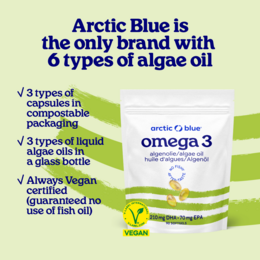 Algae oil DHA and EPA (small capsule)