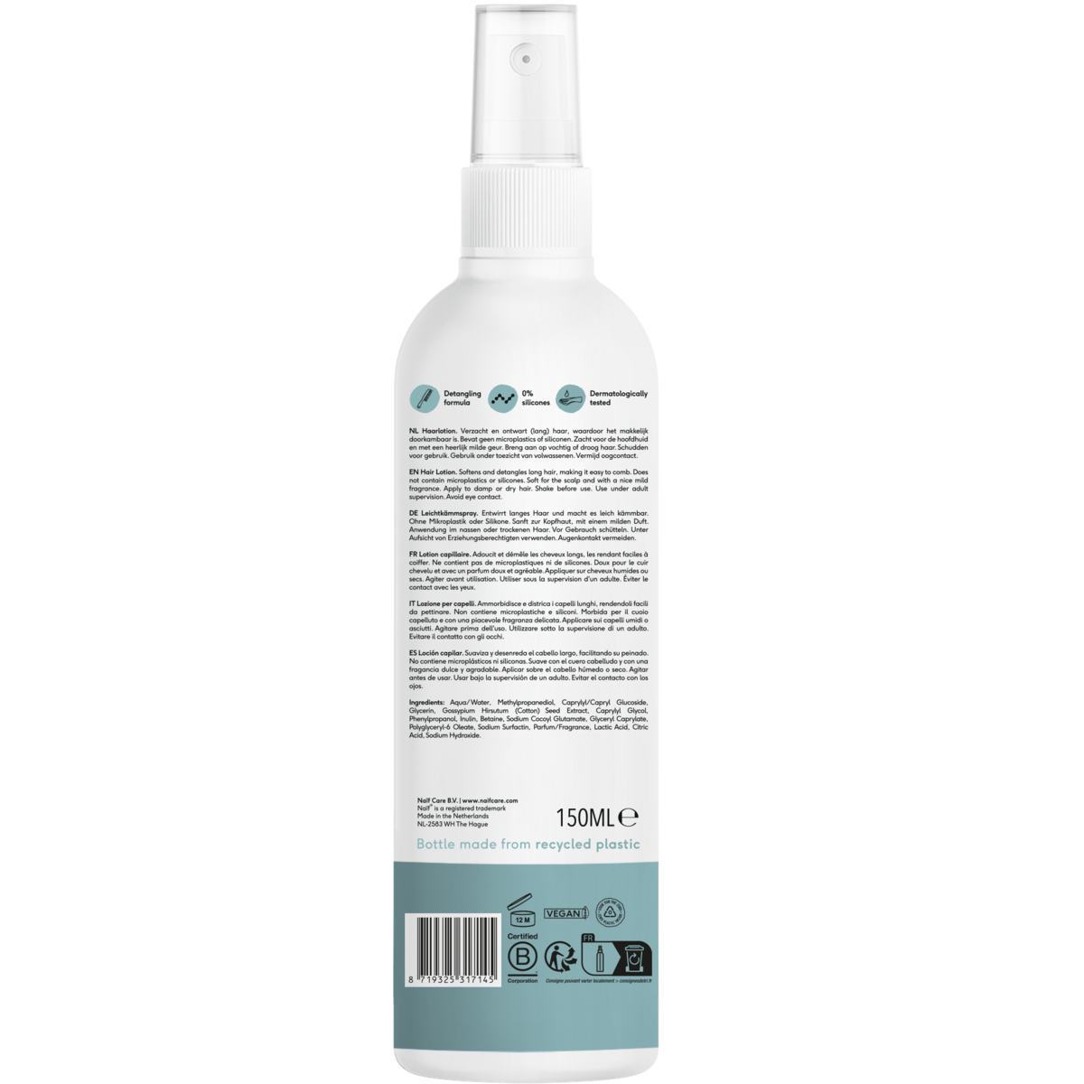Naïf Anti-klit Haarlotion voor Baby & Kids 150ml