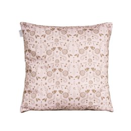 Kussenhoes bloemen dessin licht roze