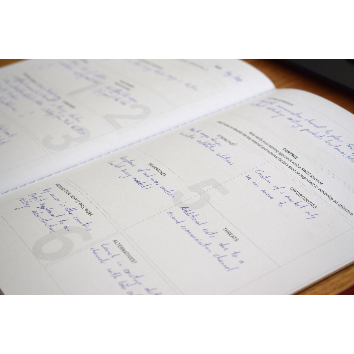 Projektmanagement-Briefpapier-Notizbuch