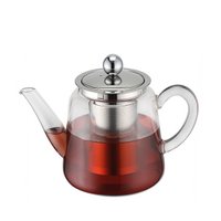 Borosilicaatglas theepot met theefilter 750 ml