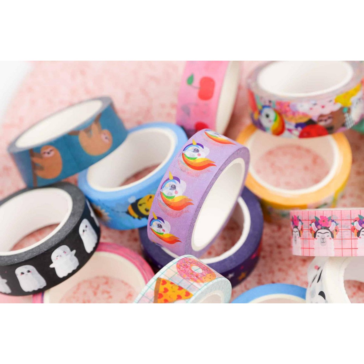 Cinta washi Unicornio