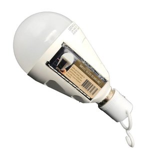Rechargeable solar bulb