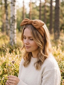 Hair band Ladies Brown Synthetic Hair Tires Women