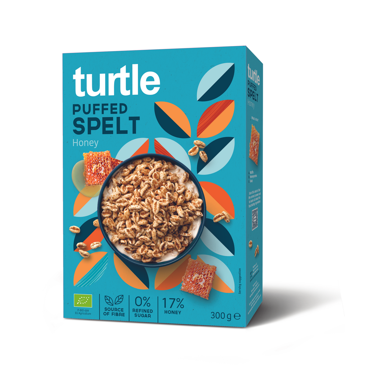 Turtle Organic Puffed Spelt with Honey