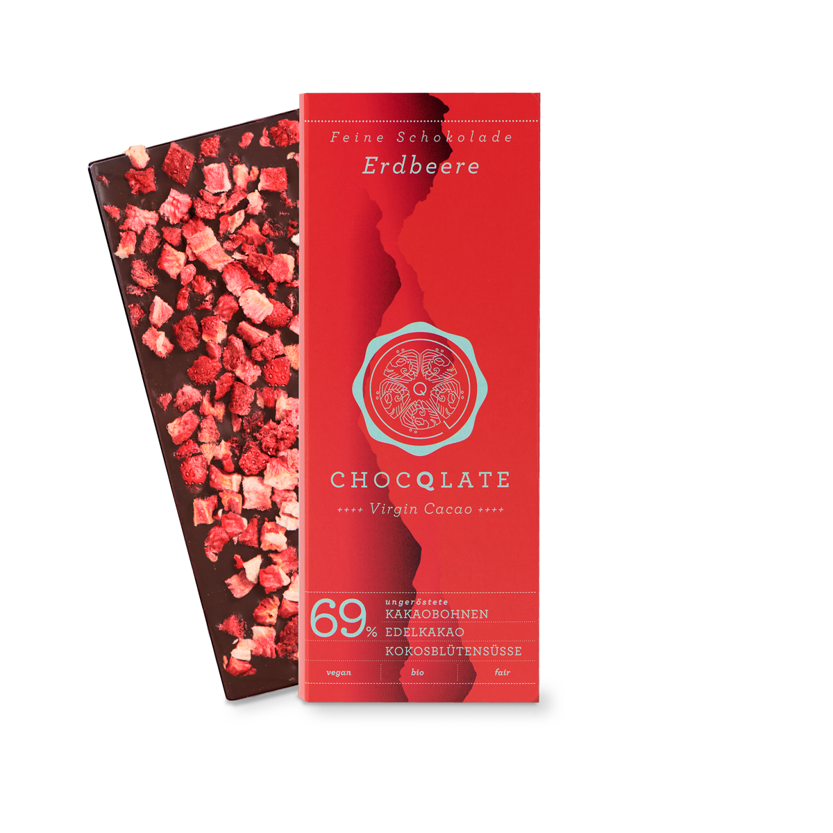 CHOCQLATE organic chocolate STRAWBERRY
