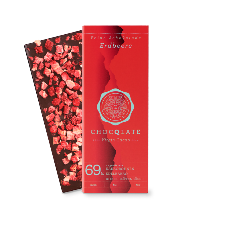 CHOCQLATE chocolate orgánico FRESA