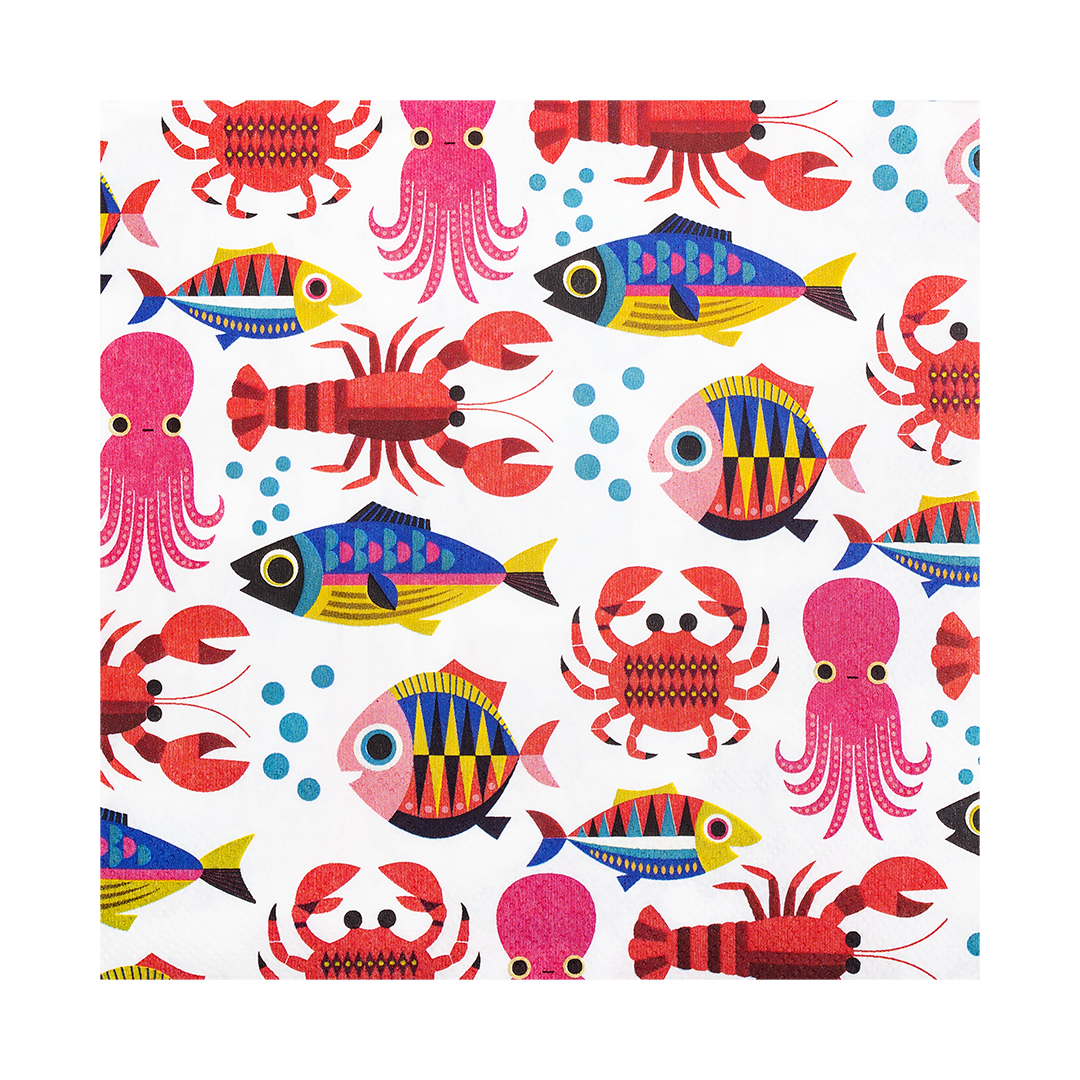 Kitsch keuken servet papierzegel 33 x 33 cm
