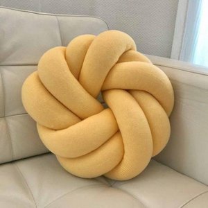 Knot cushion Blossom, sun