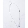 Silver necklace with bars
