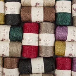 Sensy Premium 2mm Sparkle - 250 m Sznurek do makramy, 90% polipropylen / 10% poliester