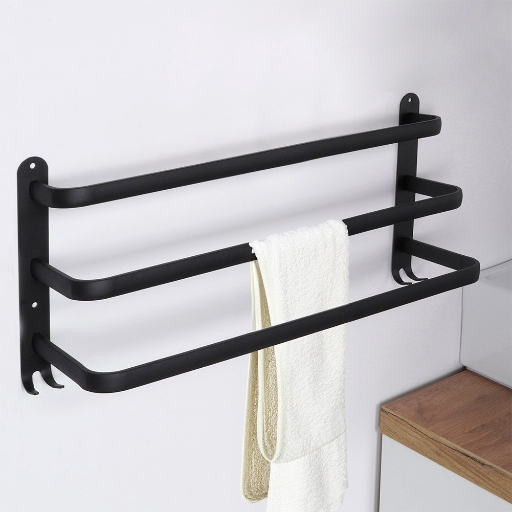 Handdoekrail metaal 50cm