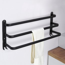 Handdoekrail metaal 50cm