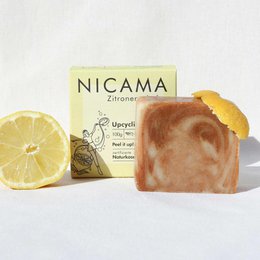 NICAMA - Upcyclingseife mit Zitronenschale