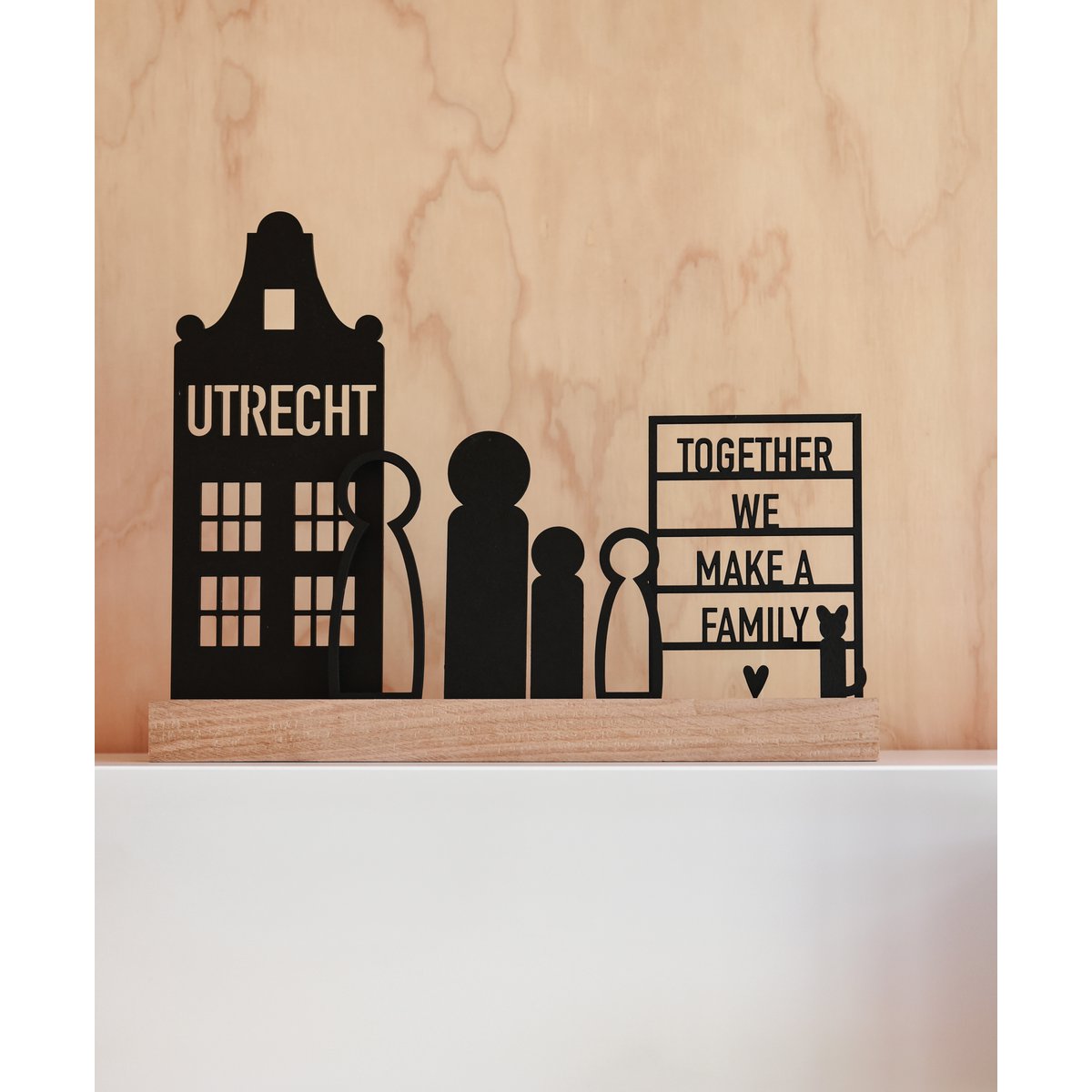 Eiken blok Standaard 2 groef