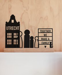 Eiken blok Standaard 2 groef