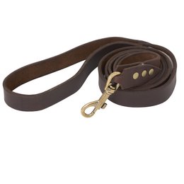 Soft leather leash from the Fluffy Puppy brand, length 175 cm, width 3 cm, hand made!