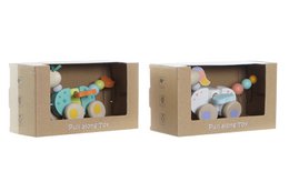 JOUET EN BOIS 22X13X12,5 2 ASSORTIMENTS. JE192083