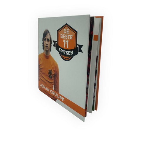 The Best 11 Strikers - Johan Cruyff - Uniek voetbalboek met hardcover en 63 pagina's (Dutch Edition)