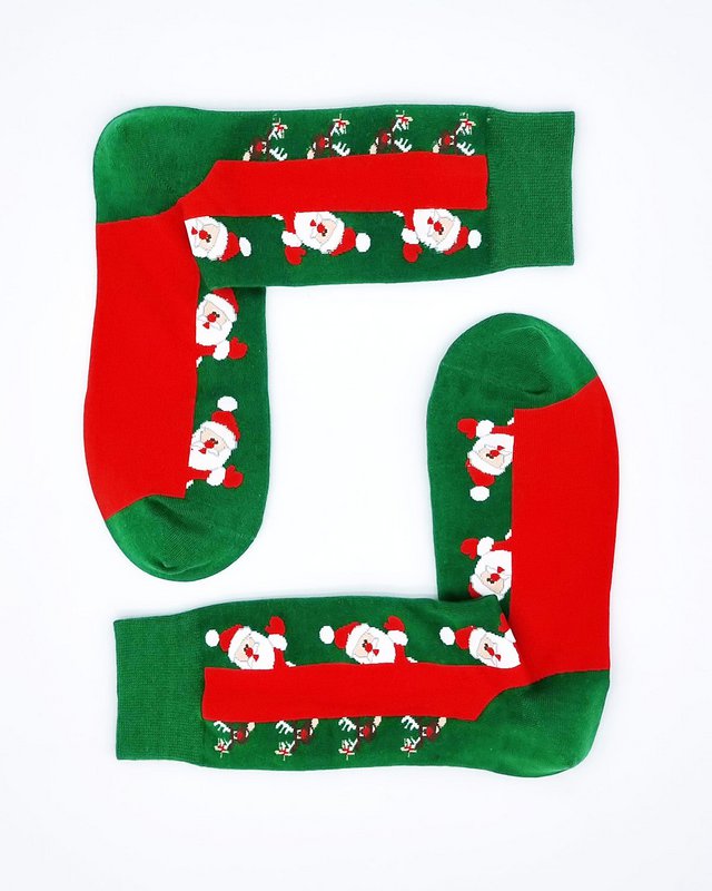 Socks - Rudolph and Santa