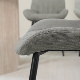 Silla de comedor Jarvis [juego de 2] [tela de lino]