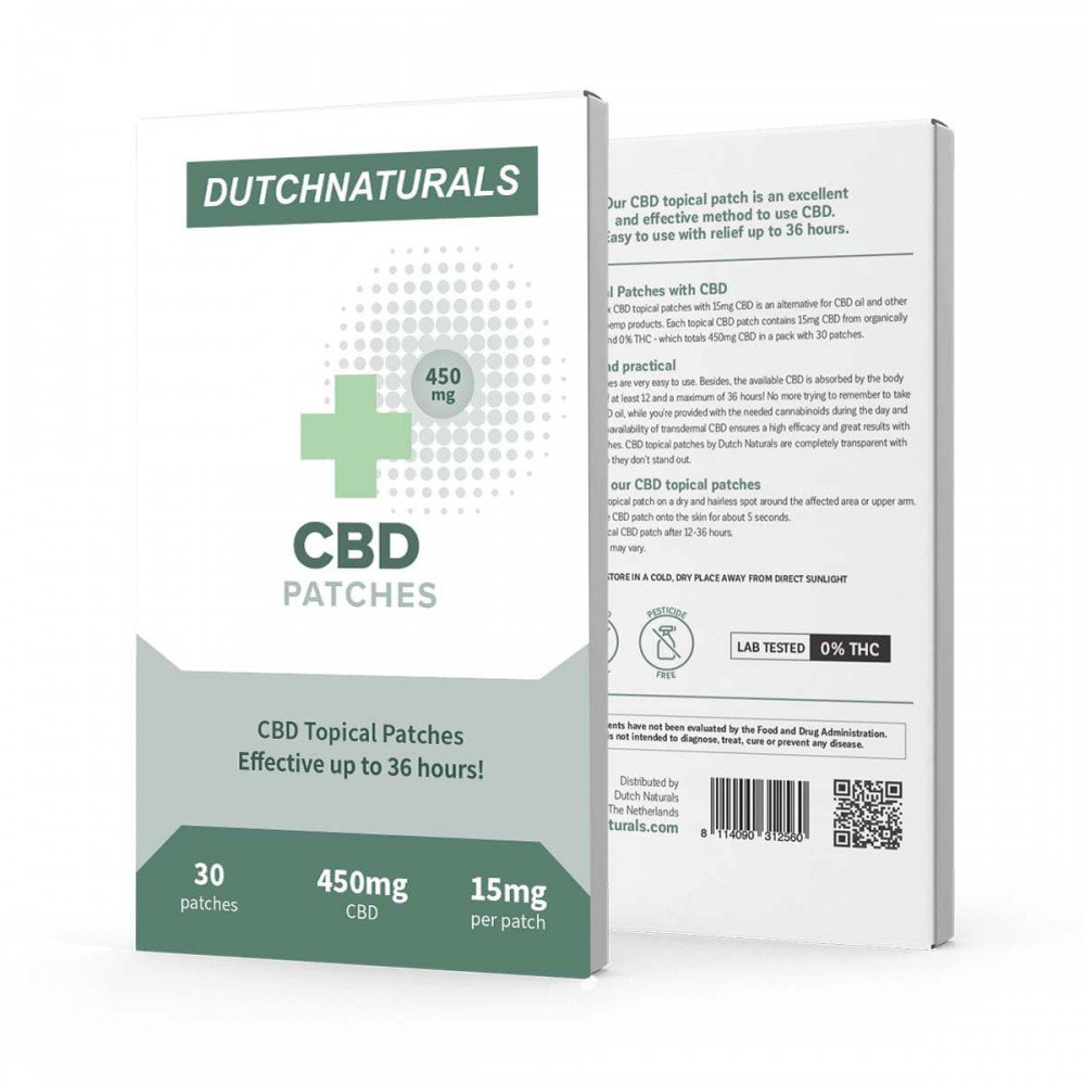 Parches de CBD 30 x 15 mg - 450 mg