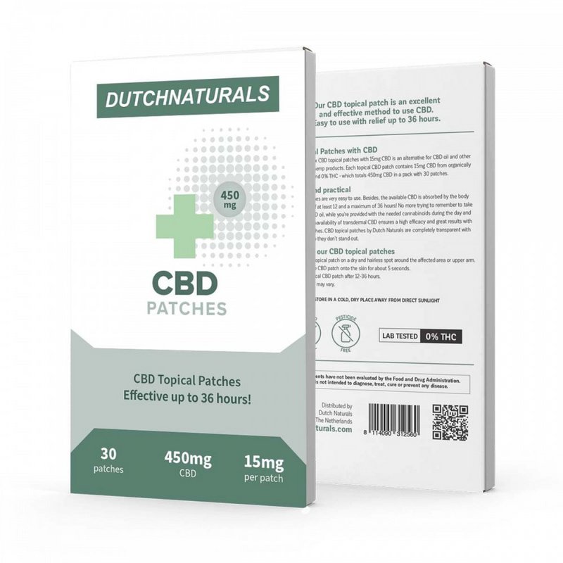 Parches de CBD 30 x 15 mg - 450 mg