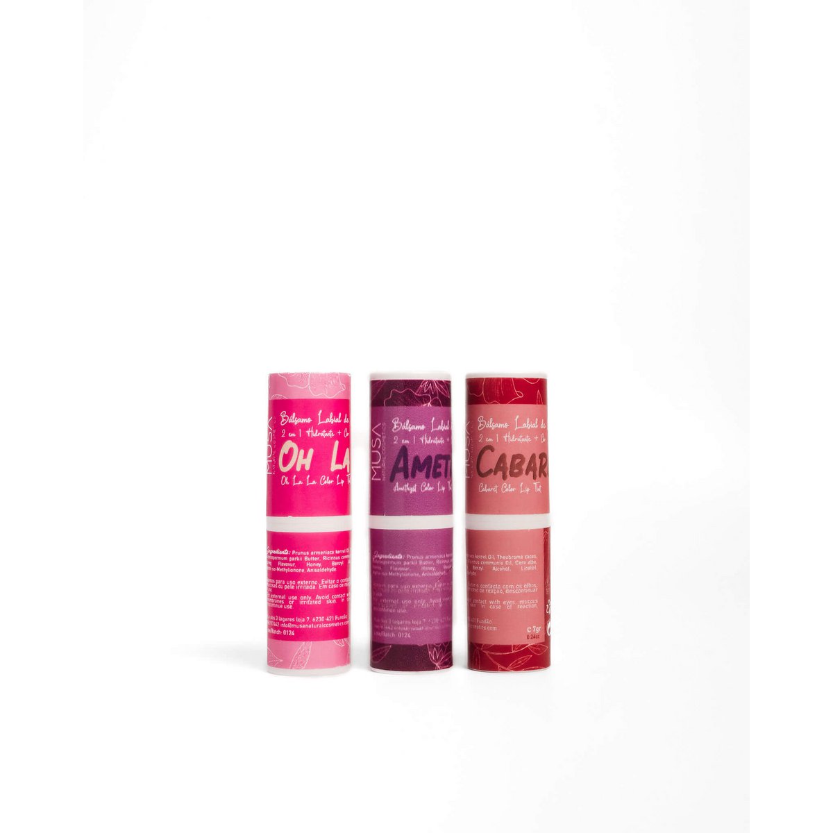 2 in 1 - Moisturizing Lip Balm + Color Lipstick with Refill