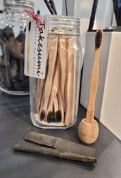 Bamboo Toothbrush Holder