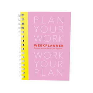 Planen Sie Ihre Arbeit A5 Planner - Pink