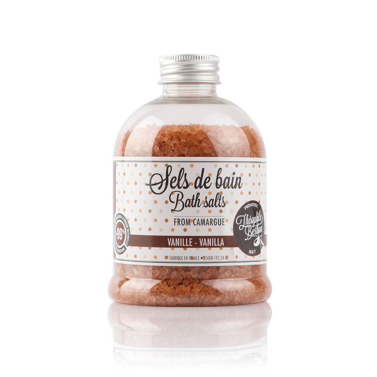 Sales de baño de Camarga. Fragancia de vainilla. 350g
