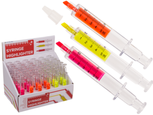 Highlighter, Syringe,