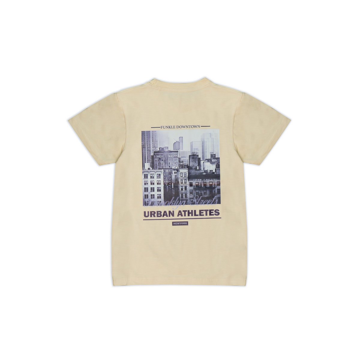 Funkle Camiseta para niño con estampado en la espalda