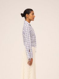 Chemise bleue à carreaux Commute