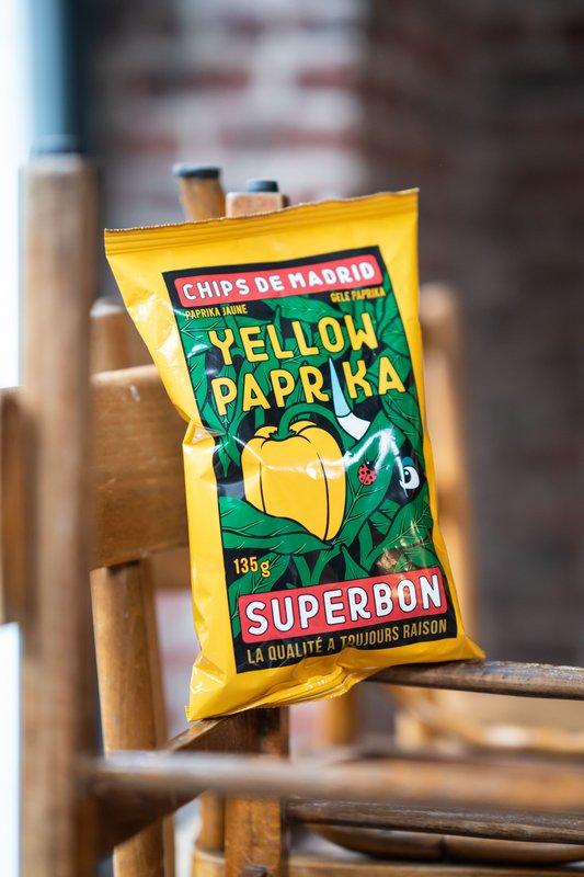 Gule paprika chips 125g