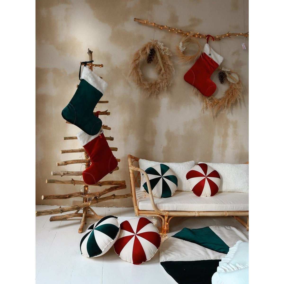 “Green Candy” Christmas Stocking