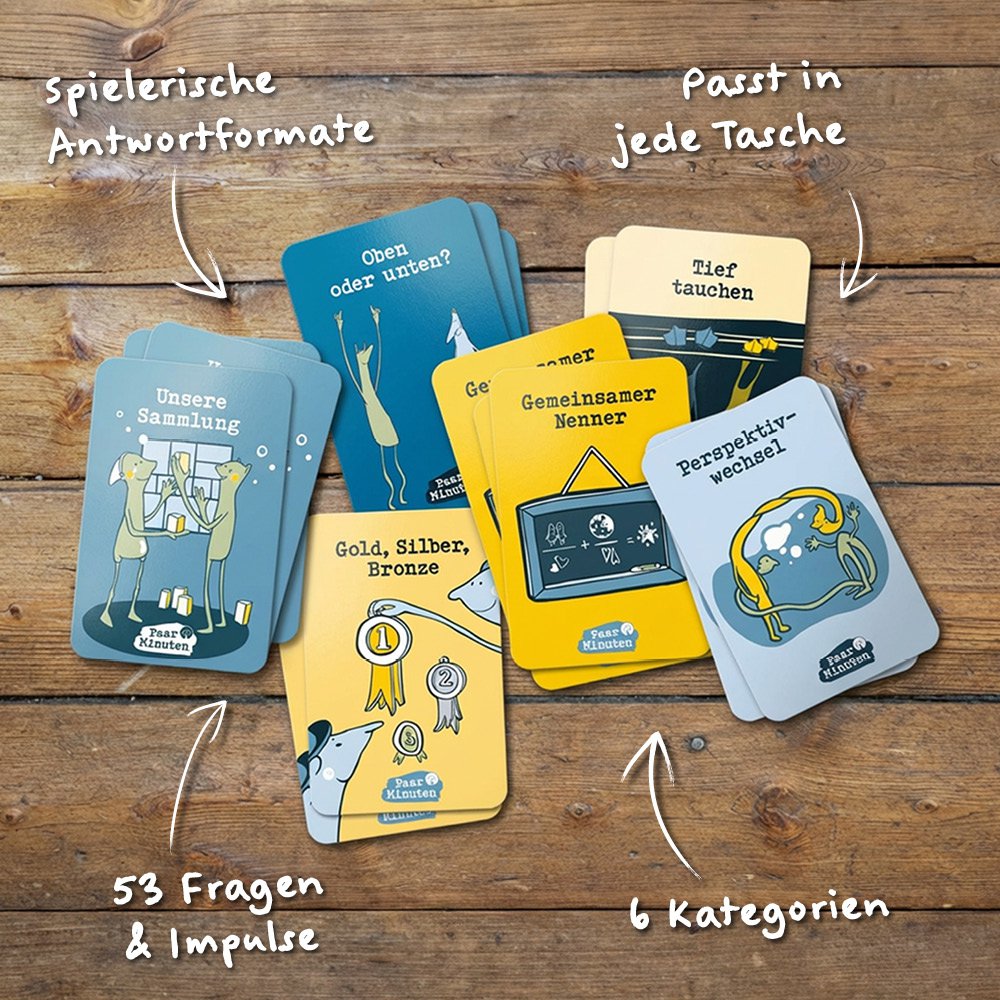 Couple Minutes Deep – Juego de tarjetas de conversación para parejas