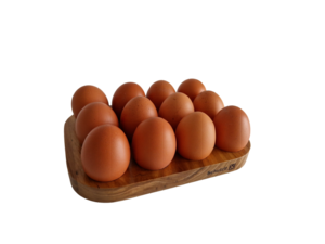 Egg carton 12 pieces - Egg holder Wood - Egg rack - Egg basket