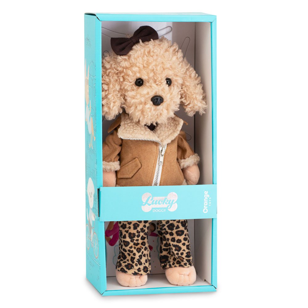 Knuffel, Lucky Doggy, Lucky Fendy: Luipaardoutfit 38 cm