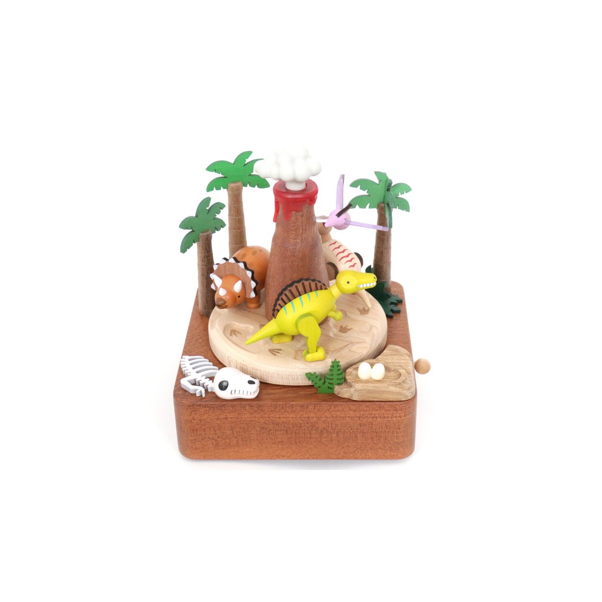 Volcano & Dinosaur Music Box n ° 48