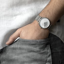 Orologio gradiente argento