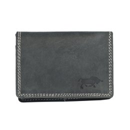 Cartera Mujer Mini Buffalo Leather - Cartera Mujer Extra Pequeña En 3 Colores Buffalo Leather