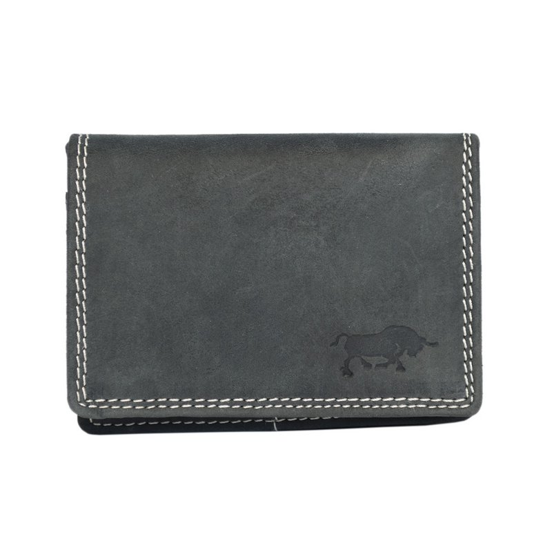 Cartera Mujer Mini Buffalo Leather - Cartera Mujer Extra Pequeña En 3 Colores Buffalo Leather