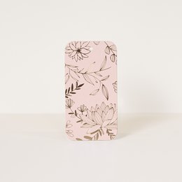 Label Botanical flowers
