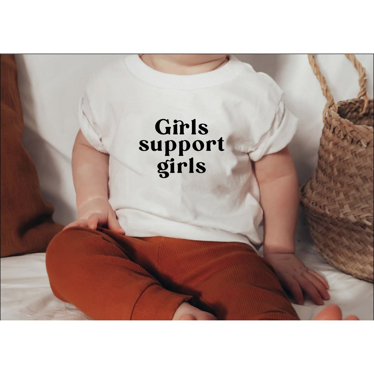 Børne T-shirt â€¢ Girls Support Girls